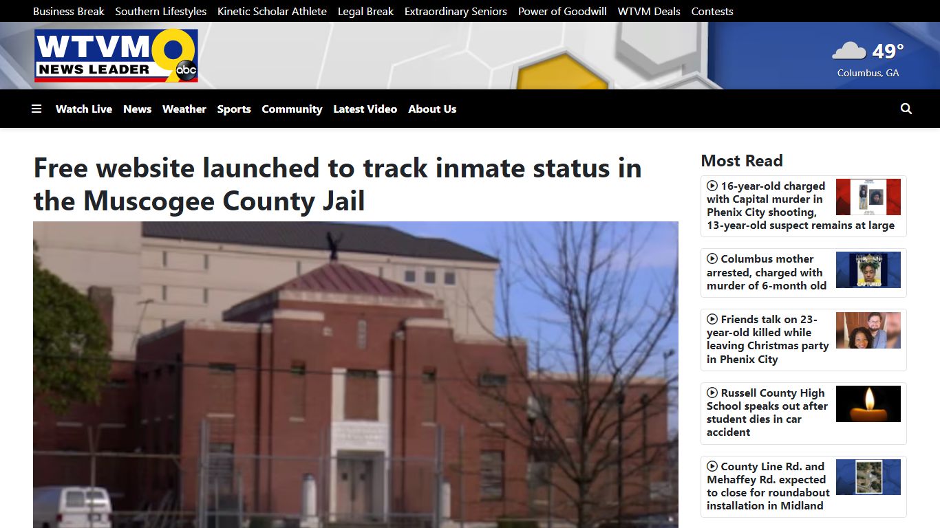 Free website launched to track inmate status in the Muscogee County Jail